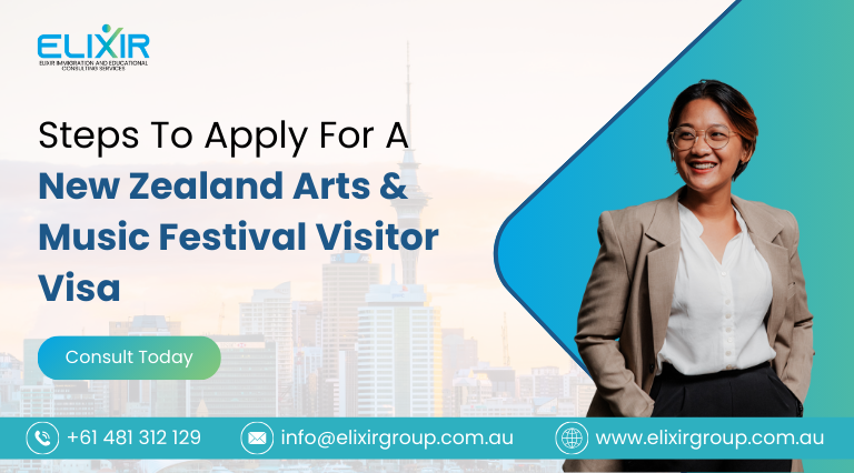 new zealand arts and music festival visitor visa